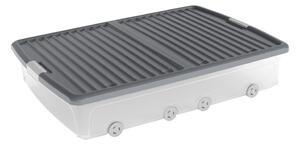 Organizer per sottoletto con coperchio in plastica 79x58x16,5 cm W box underbed XL – KIS