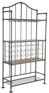 Mobile Porta Vivande Manhattan 99,3x42x185 cm in Ferro e MDF