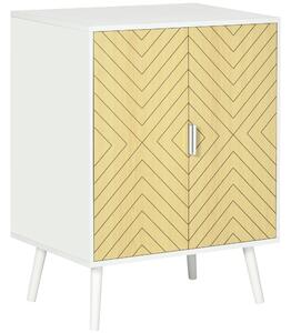 Mobile Credenza 2 Ante 60x40x80 cm in Legno e MDF Rovere
