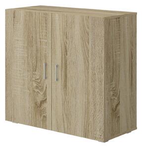Mobiletto 2 Ante 90x41x85 cm in MDF Rovere