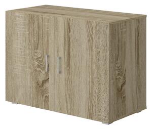 Mobiletto 2 Ante 90x45x66 cm in MDF Rovere