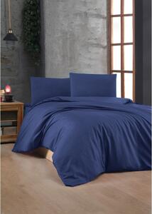 Biancheria da letto in blu scuro in cotone renforcé per letto singolo 140x200 cm – Mijolnir