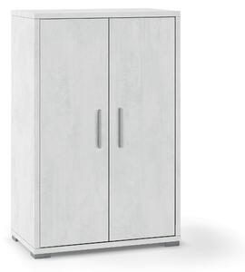 Mobile 2 Ante 71x110x41 cm Ossido Bianco