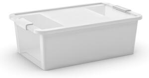 Scatola con coperchio bianca in plastica 55x35x19 cm Bi-Box M – KIS