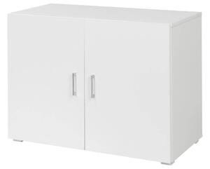 Mobiletto 2 Ante 90x45x66 cm in MDF Bianco