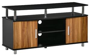 Mobile TV 105x40x55 cm per TV fino a 45 Nero e Marrone