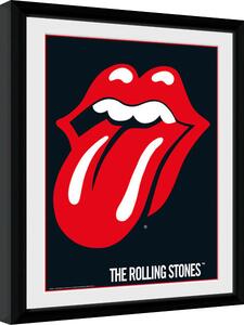 Quadro The Rolling Stones - Lips, Poster Incorniciato