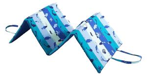 Cuscino per seduta da giardino blu per sedia a sdraio 49x137 cm Fishes – B.E.S