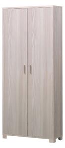 Armadio 2 Ante 83x190x29 cm Olmo Chiaro