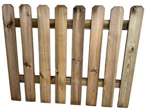 Pannello staccionata recinto in legno trattato per recinzione giardino LASA - 100xH80 cm