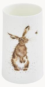Vaso in Fine Bone China Hare & Bee