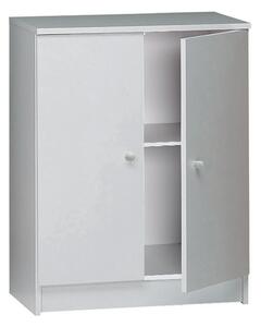 Mobile 2 Ante 62x80x34 cm Bianco Lisco