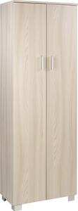 Armadio 2 Ante 62x178x34 cm Olmo Chiaro