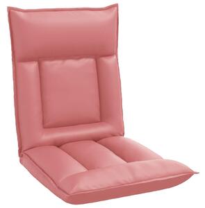 VidaXL Poltrona reclinabile in Pelle finta rosa