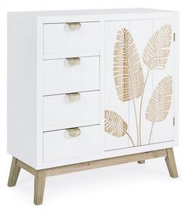Credenza 1 Anta 4 Cassetti Folium in Legno