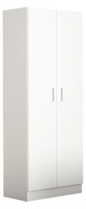 Armadio 2 Ante 80x52x180 h cm in Truciolare bilaminato Bianco