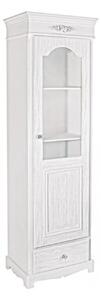 Vetrina Blanc 1 Anta 1 Cassetto H170 in Legno