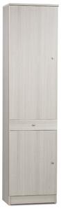Armadio 2 Ante 1 Cassetto 46x183x34 cm Eucalipto