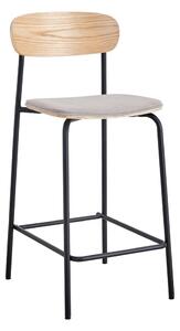 Set di sbagelli da bar neri/grigio tortora 2 pz (altezza della seduta 66 cm) Adriana – Marckeric