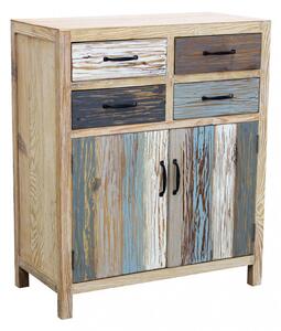 Mobile Alden 78x39x93 h cm in Legno Multicolor