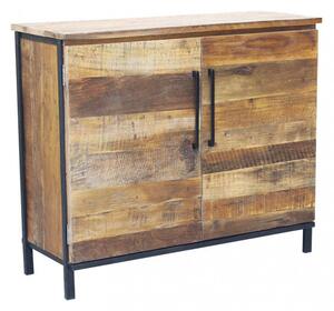 Mobile Braeden 100x40x86 h cm in Legno Marrone