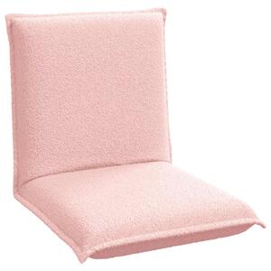 VidaXL Poltrona regolabile in tessuto rosa a motivo di pecore