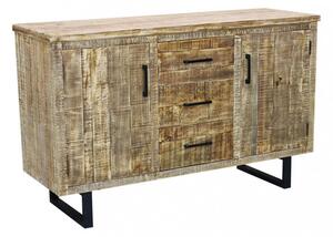 Mobile Benton 135x45x83 h cm in Legno Marrone