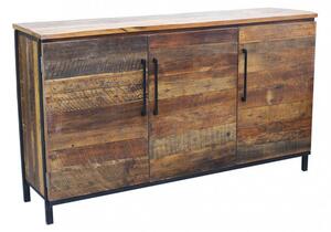 Mobile Bram 150x40x86 h cm in Legno Marrone