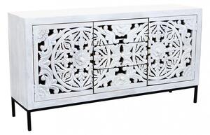 Mobile Cooper 150x40x80 h cm in Legno Marrone