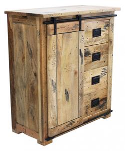 Mobile Winston 90x45x100 h cm in Legno Marrone