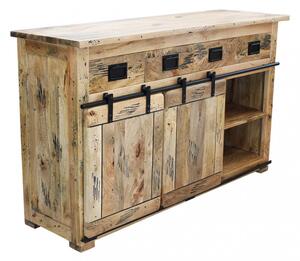 Mobile xerxes 150x45x90 h cm in Legno Marrone