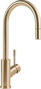 Villeroy & Boch Umbrella - Miscelatore per lavello con bocca estraibile, oro 92540003