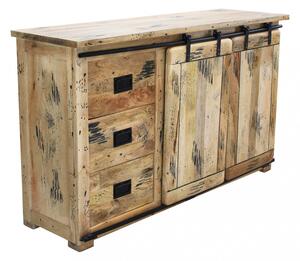 Mobile Vergil 150x45x90 h cm in Legno Marrone