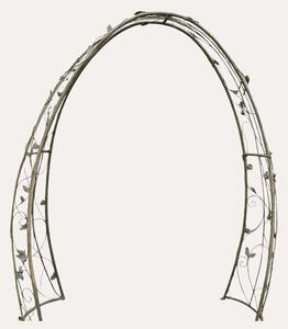KEYHOMESTORE | Arco con Uccellini in Ferro Verde Inglese H. 215 cm