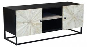 Mobile TV Stanford 140x46x56 h cm in Legno Marrone