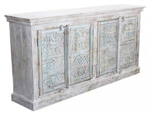 Mobile Wright 180x40x90 h cm in Legno Bianco