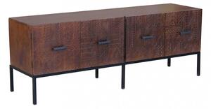 Mobile TV Dominick 150x40x55 h cm in Legno Marrone