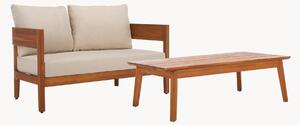 Set salotto da giardino in legno di acacia Theo, set da 2