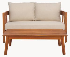 Set salotto da giardino in legno di teak Owen 2 pz