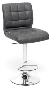 Sgabello 45x54x113 cm in Similpelle Grigio