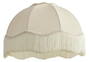 Paralume in tessuto beige con interno bianco 45/15/21,5 - Heritage