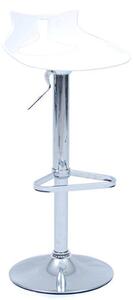 Sgabello Bar in Nylon Funny Bianco