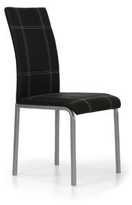 Sedia imbottita 42x53x94 cm in Similpelle Kade Nera