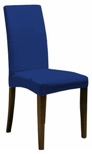 Set 2 Coprisedie con Schienale Elasticizzati in Poliestere Blu Elettrico