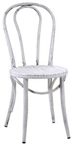 Sedia in Metallo Bristol Bianco Antico