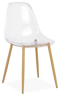 Sedia in Policarbonato 47x40x84 cm Allegra Trasparente