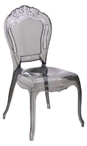 Sedia da Interno in Metacrilato 53x53x98 cm Fumo