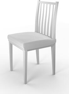 Set 2 Coprisedie Elasticizzati in Poliestere Bianco