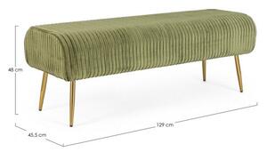 Panca 2 Ripiani Selena in Legno Olive