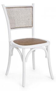 Sedia Carrel Bianco in Legno